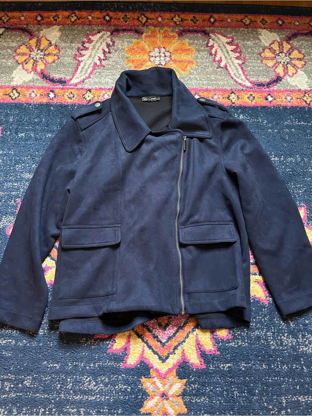 DC Deep Navy Collar Jacket